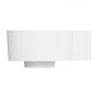 Umywalka 33x34 cm narożna ścienna-nablatowa biała OVO335UWPBM Omnires Ovo M+ zdj.3