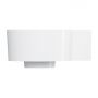 Umywalka 33x34 cm narożna ścienna-nablatowa biała OVO335UWPBP Omnires Ovo M+ zdj.3
