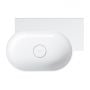 Umywalka 55x38 cm owalna nablatowa biała OVO555UWPBP Omnires Ovo M+ zdj.4
