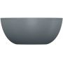 Umywalka 35x35 cm okrągła nablatowa czarna SHELL350UNAG Omnires Shell M+ zdj.3