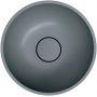 Umywalka 35x35 cm okrągła nablatowa czarna SHELL350UNAG Omnires Shell M+ zdj.4