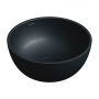 Umywalka 35x35 cm okrągła nablatowa czarna SHELL350UNBLV Omnires Shell M+ zdj.1