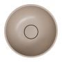 Umywalka 35x35 cm okrągła nablatowa brąz/beż SHELL350UNDB Omnires Shell M+ zdj.4