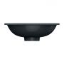Umywalka 38x25 cm owalna podblatowa czarna SHELL380UPBLV Omnires Shell M+ zdj.3