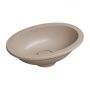 Umywalka 38x25 cm owalna podblatowa brąz/beż SHELL380UPDB Omnires Shell M+ zdj.1