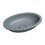 Umywalka 48x31 cm owalna podblatowa szary/kamień SHELL480UPAG Omnires Shell M+ zdj.1