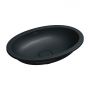 Umywalka 48x31 cm owalna podblatowa czarna SHELL480UPBLV Omnires Shell M+ zdj.1