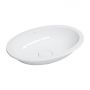 Umywalka 48x31 cm owalna podblatowa biała SHELL480UPBP Omnires Shell M+ zdj.1