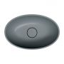 Umywalka 50x32 cm owalna podblatowa szary/kamień SHELL500UNAG Omnires Shell M+ zdj.4
