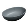 Umywalka 50x32 cm owalna podblatowa szary/kamień SHELL500UNAG Omnires Shell M+ zdj.1