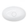 Umywalka 50x32 cm owalna nablatowa biała SHELL500UNBP Omnires Shell M+ zdj.3