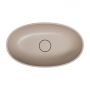 Umywalka 50x32 cm owalna nablatowa brąz/beż SHELL500UNDB Omnires Shell M+ zdj.4