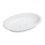 Umywalka 54x34 cm owalna podblatowa biała SHELL540UPBP Omnires Shell M+ zdj.1