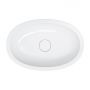 Umywalka 54x34 cm owalna podblatowa biała SHELL540UPBP Omnires Shell M+ zdj.4