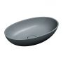 Umywalka 60x35 cm owalna nablatowa SHELLUNAG Omnires Shell M+ zdj.1