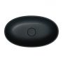 Umywalka 60x35 cm owalna nablatowa czarna SHELLUNBLV Omnires Shell M+ zdj.3