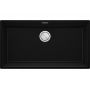 Zlewozmywak granitowy 86x47 cm czarny MPNKCX0#N Primagran Praga zdj.1