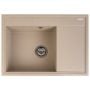 Zlewozmywak granitowy 68x50 cm beżowy 070223411 Pyramis Camea zdj.4