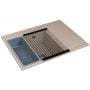 Zlewozmywak granitowy 68x50 cm beżowy 070223411 Pyramis Camea zdj.2