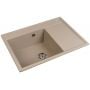 Zlewozmywak granitowy 68x50 cm beżowy 070223411 Pyramis Camea zdj.1