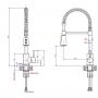 Quadron Salma 3323520BS bateria kuchenna stal szlachetna zdj.2