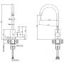 Quadron Kate 3623500BS bateria kuchenna stal szlachetna zdj.2