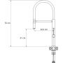 Quadron Margot T 3623502BLMPVDC1 bateria kuchenna stojąca czarny zdj.1