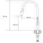 Quadron Gina 3922505BSBL bateria kuchenna stal szlachetna zdj.2