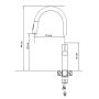 Bateria kuchenna stojąca stal 4172506BS Quadron Darcy zdj.2