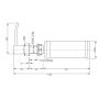 Quadron Keira MFS1001BL dozownik do płynów zdj.2