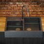 Zlewozmywak GraniteQ 90x62 cm HCQB9062U8PVDG1 Quadron Bill zdj.5