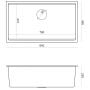 Zlewozmywak GraniteQ 84x48.5 cm BM3319101UGRBS Quadron Clark zdj.2