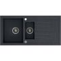 Zlewozmywak GraniteQ 100x50 cm czarny HCQB9950CZK Quadron Bruce zdj.1