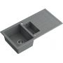 Zlewozmywak GraniteQ 100x50 cm szary/grafitowy/onyx HCQB9950SZK Quadron Bruce zdj.3