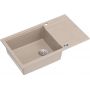 Zlewozmywak GraniteQ 86x50 cm beżowy HCQE58650U2BSP2O Quadron Evan zdj.1