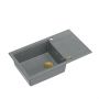 Zlewozmywak GraniteQ 86x50 cm HCQE58650U5PVDG1P2O Quadron Evan zdj.3