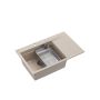 Zlewozmywak GraniteQ 78x50 cm beżowy HCQJ7850U2BSP2O Quadron Josh zdj.4