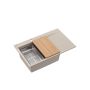 Zlewozmywak GraniteQ 78x50 cm beżowy HCQJ7850U2BSP2O Quadron Josh zdj.7
