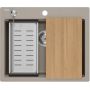 Zlewozmywak GraniteQ 59.5x50 cm beżowy HCQK5052ST Quadron Kurt 110 zdj.7