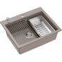 Zlewozmywak GraniteQ 59.5x50 cm beżowy HCQK5052ST Quadron Kurt 110 zdj.8