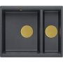 Zlewozmywak GraniteQ 55x46 cm czarny HCQL5646U8G1U Quadron Logan zdj.1
