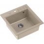 Zlewozmywak z baterią i akcesoriami beżowy / stal HCQP5052BEZK3673500BS Quadron Comfort 110 zdj.5