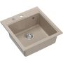 Zlewozmywak GraniteQ 52x50 cm beżowy HCQP5052BEZP Quadron Peter zdj.1
