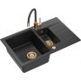 Zlewozmywak z baterią czarny/czarny HCQP57850CZK3323503PVDC1 Quadron Peter zdj.1