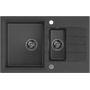 Zlewozmywak z baterią i akcesoriami czarny / czarny HCQP57850CZK3673500BLM Quadron Comfort 156 zdj.6