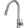 Zlewozmywak z baterią i akcesoriami szary / stal HCQP57850SZ3673500BS Quadron Comfort 156 zdj.5