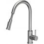 Zlewozmywak z baterią i akcesoriami szary / stal HCQP57850SZ3673500BS Quadron Comfort 156 zdj.6