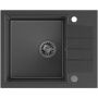 Zlewozmywak z baterią czarny/stal HCQP6250CZK3922505BSBL Quadron Peter zdj.4