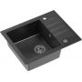 Zlewozmywak z baterią czarny/stal HCQP6250CZK3922505BSBL Quadron Peter zdj.5