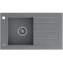 Zlewozmywak GraniteQ 77.2x46 cm szary/grafitowy/onyx HCQW7846SZK Quadron Will zdj.1